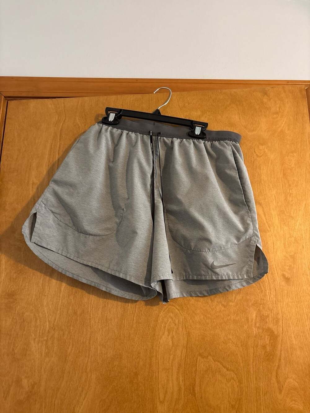 Nike Men's Flex Stride Dri-FIT 5" 2-in-1 Running Shorts in Grey Heather